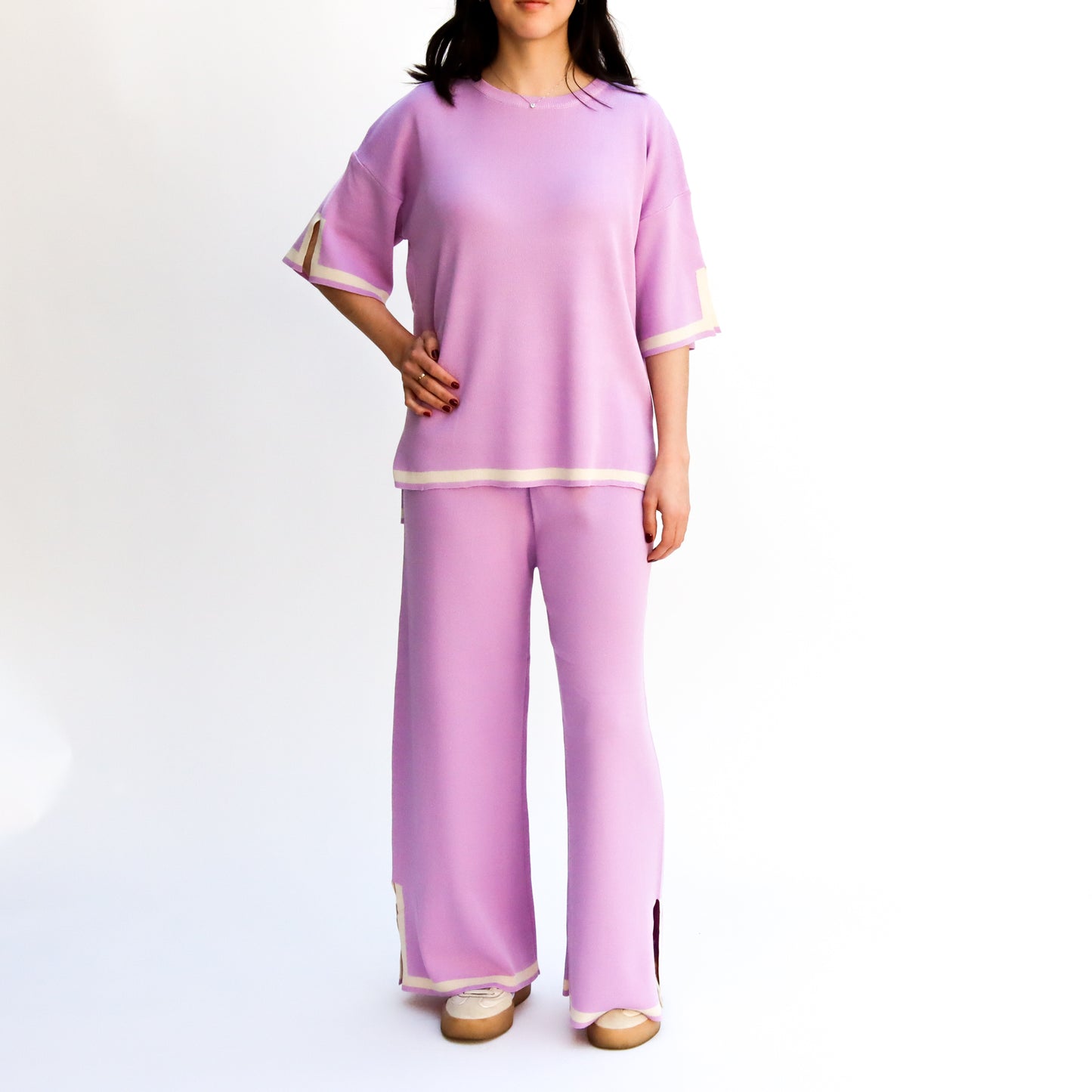 Conjunto dos piezas Lila