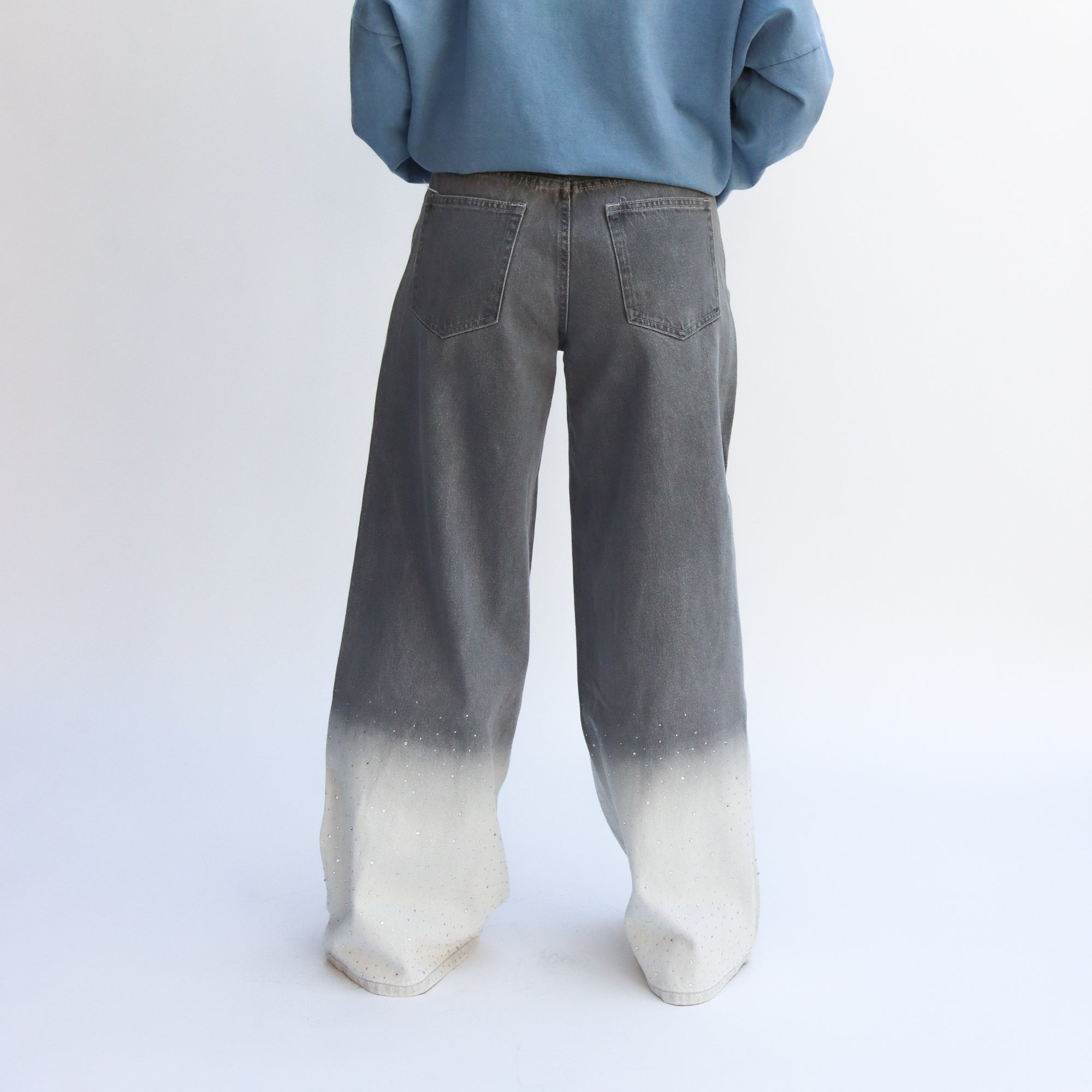 Jeans Blanco y Brillo