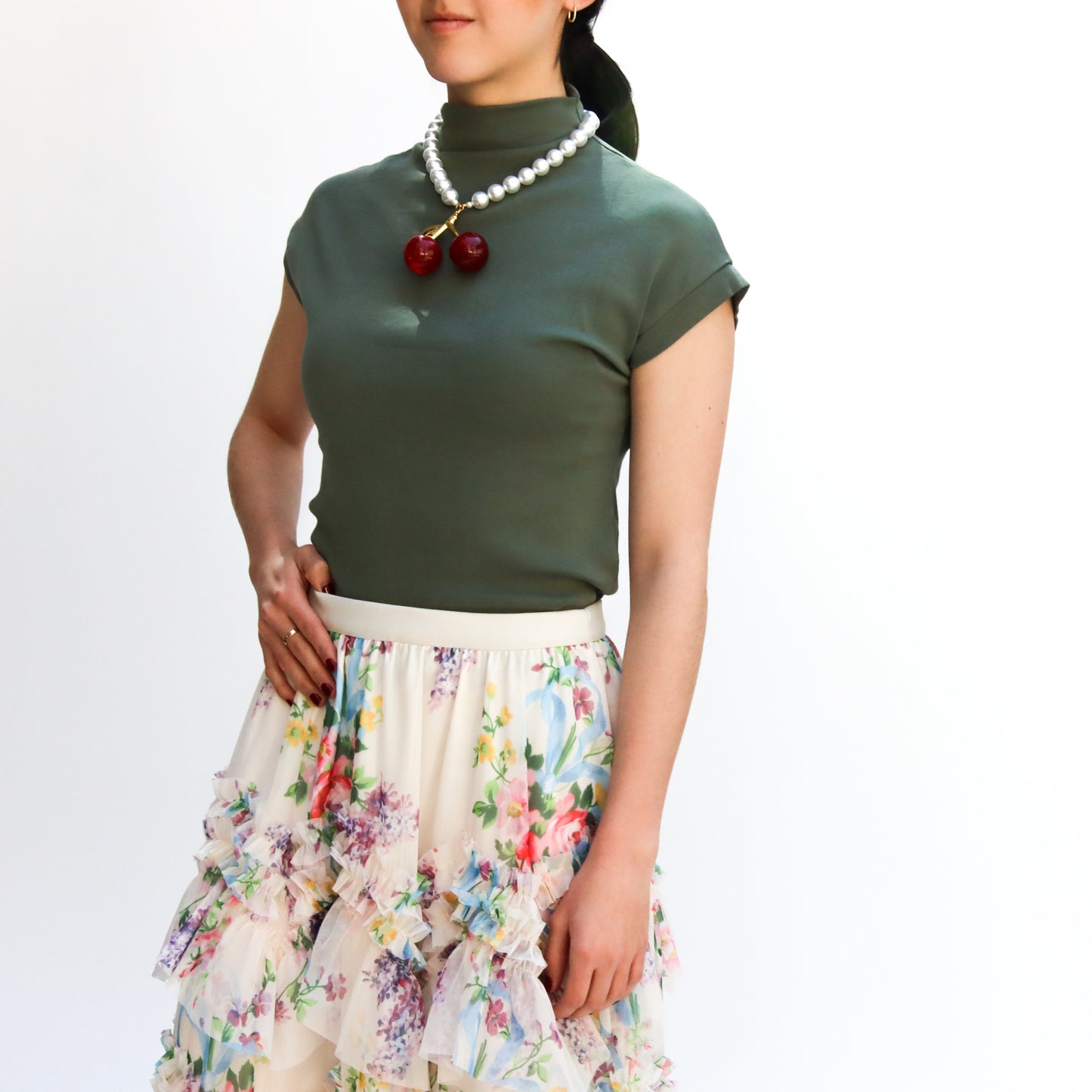 Blusa Cuello Alto