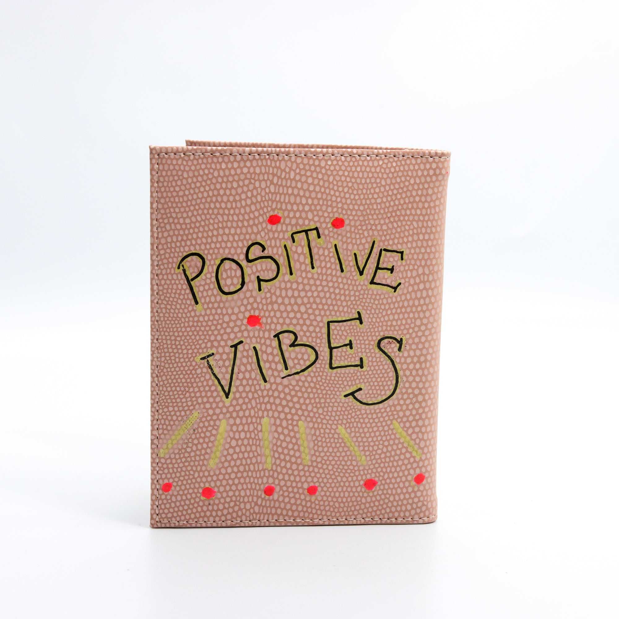 Portapasaporte "Positive Vibes"