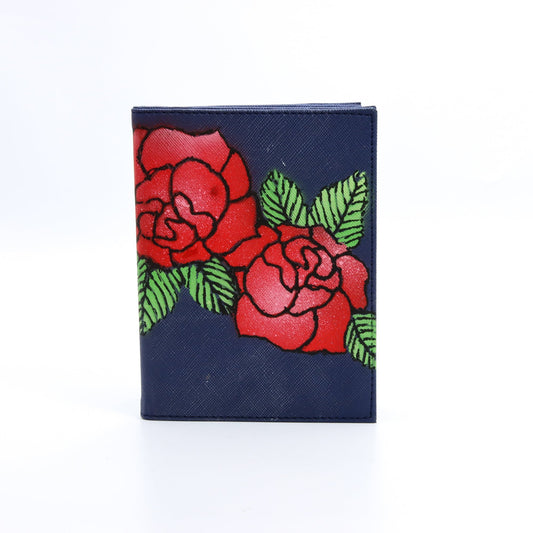 Portapasaporte "Rosas"