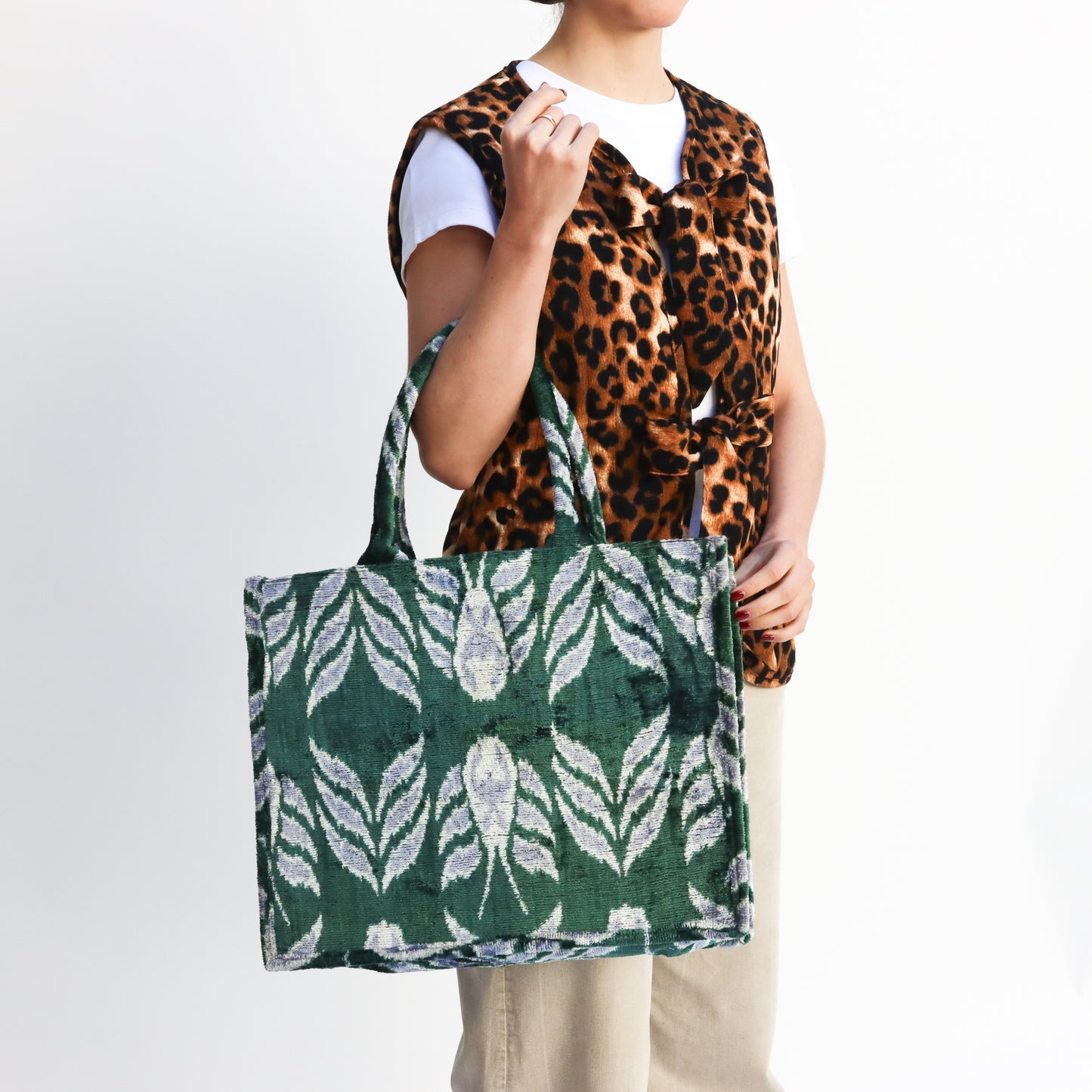 Bolsa Grande "Leaves"