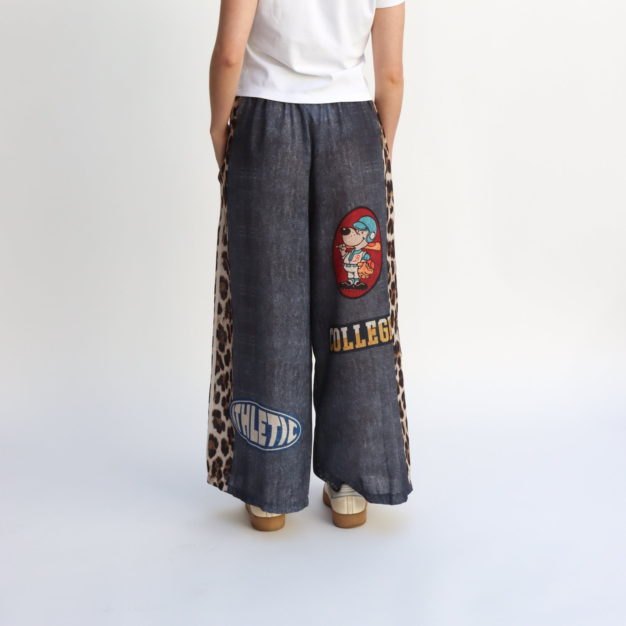 Pantalón Elástico tipo Mezclilla de Animal Print