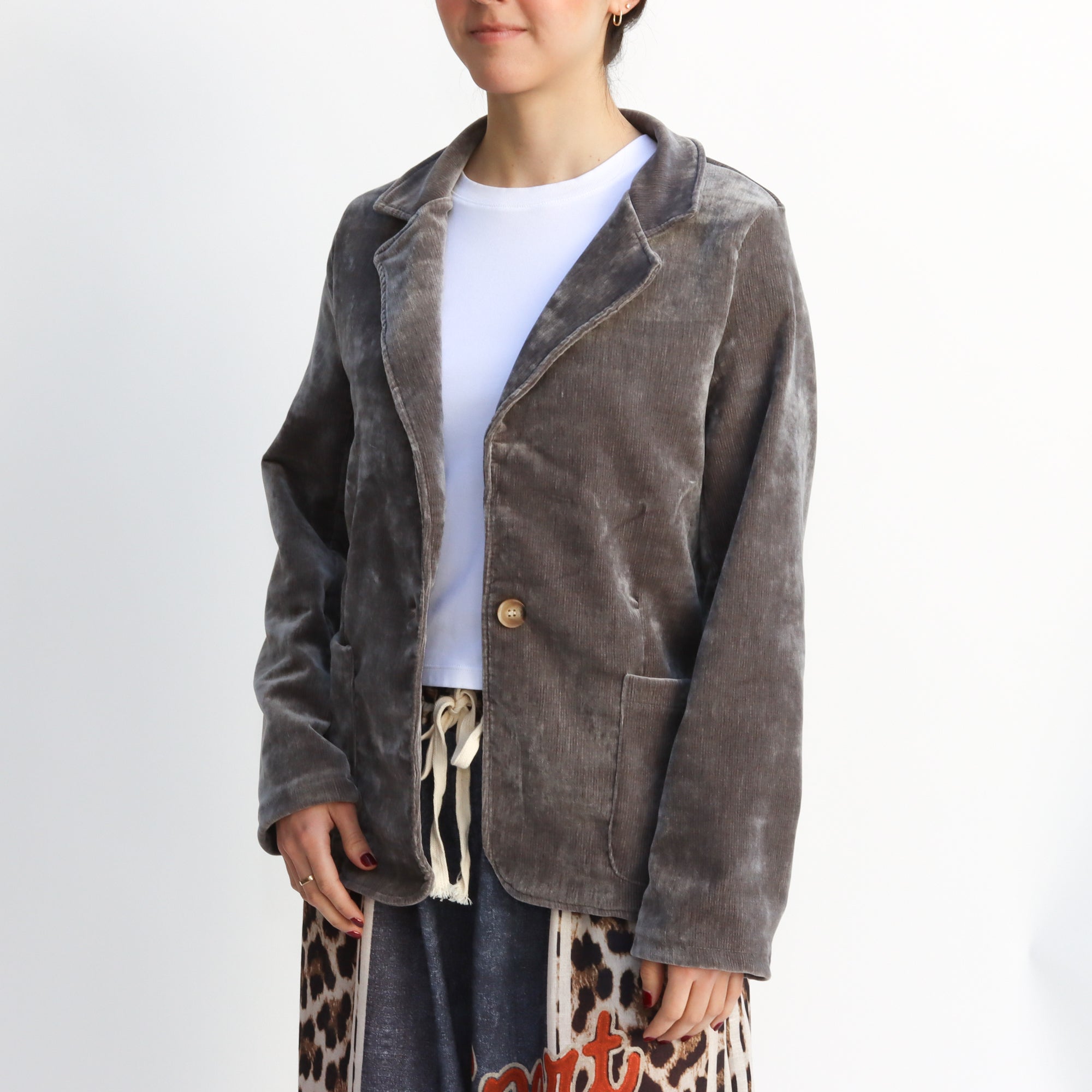 Blazer Micropana Gris