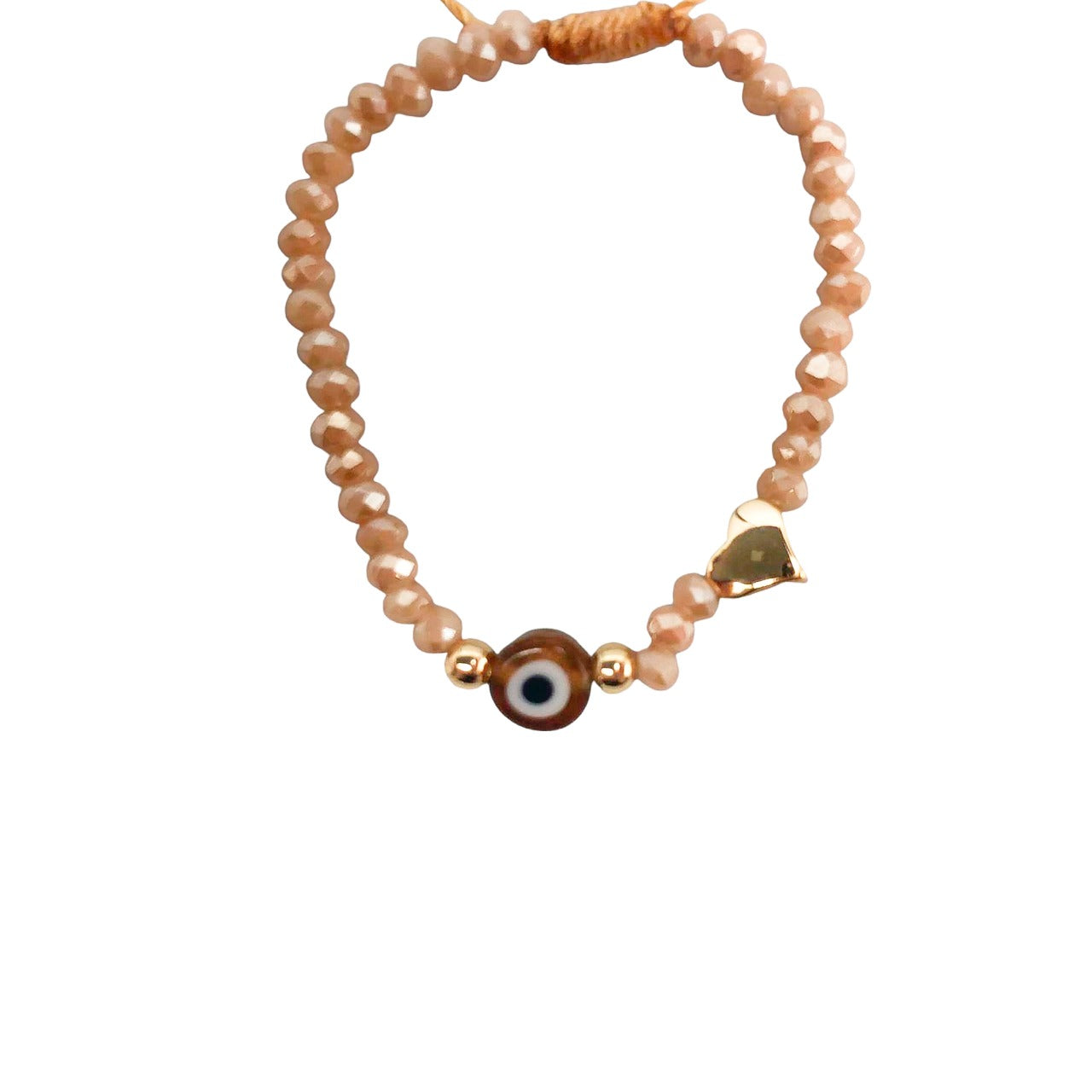 Pulsera de corazón y piedras