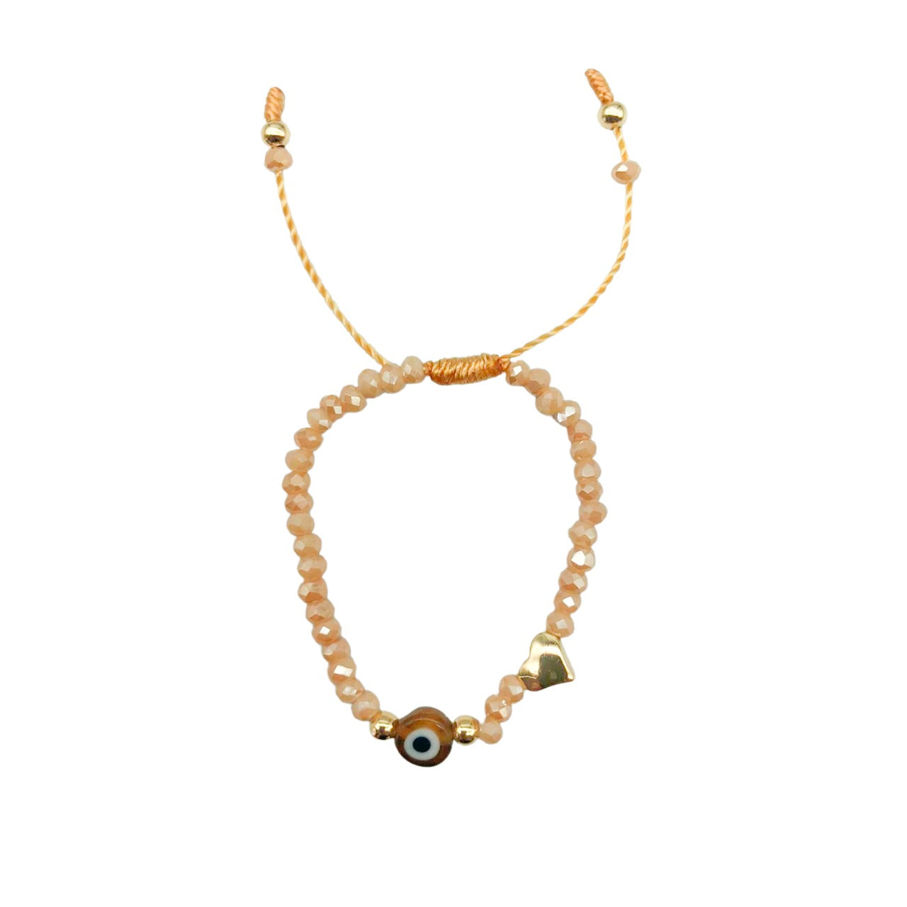 Pulsera de corazón y piedras