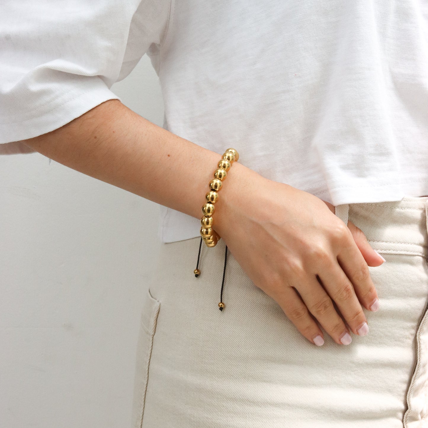 Pulsera de bolitas grande