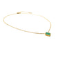 Set pulsera y collar Flor verde
