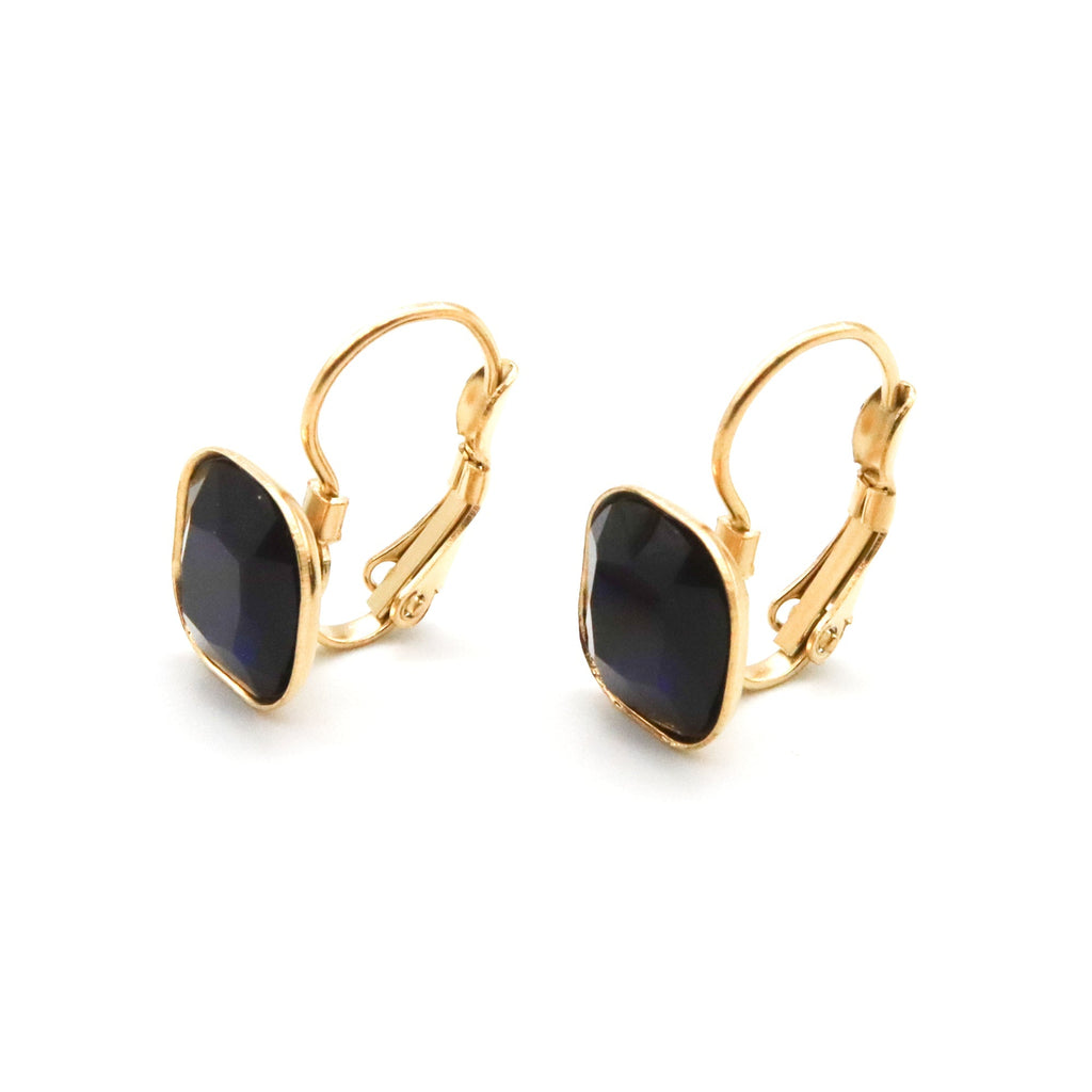Set collar y aretes Piedra Negra