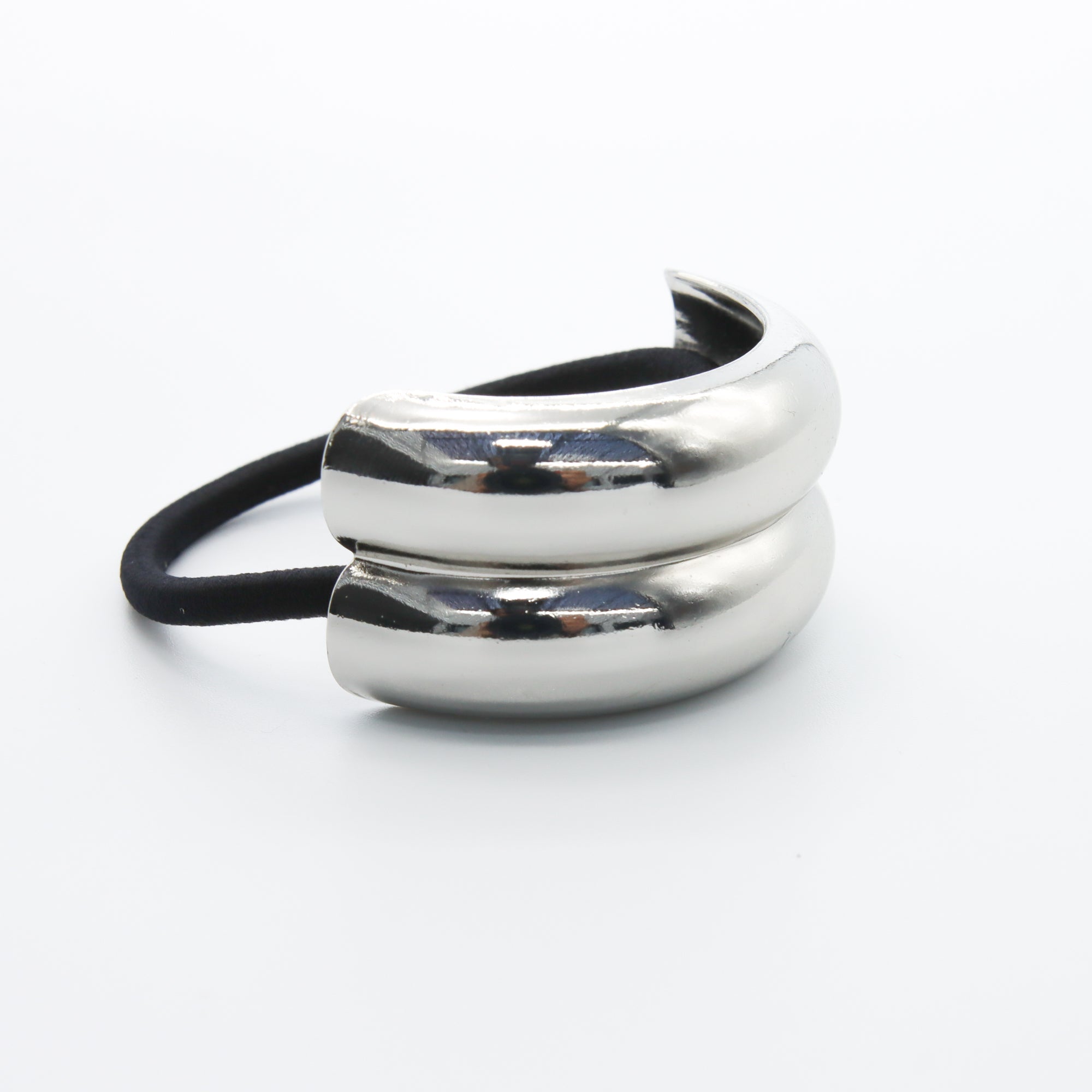 Hair Cuff Double Silver