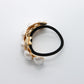 Hair Cuff  White Pearls