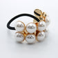 Hair Cuff  White Pearls