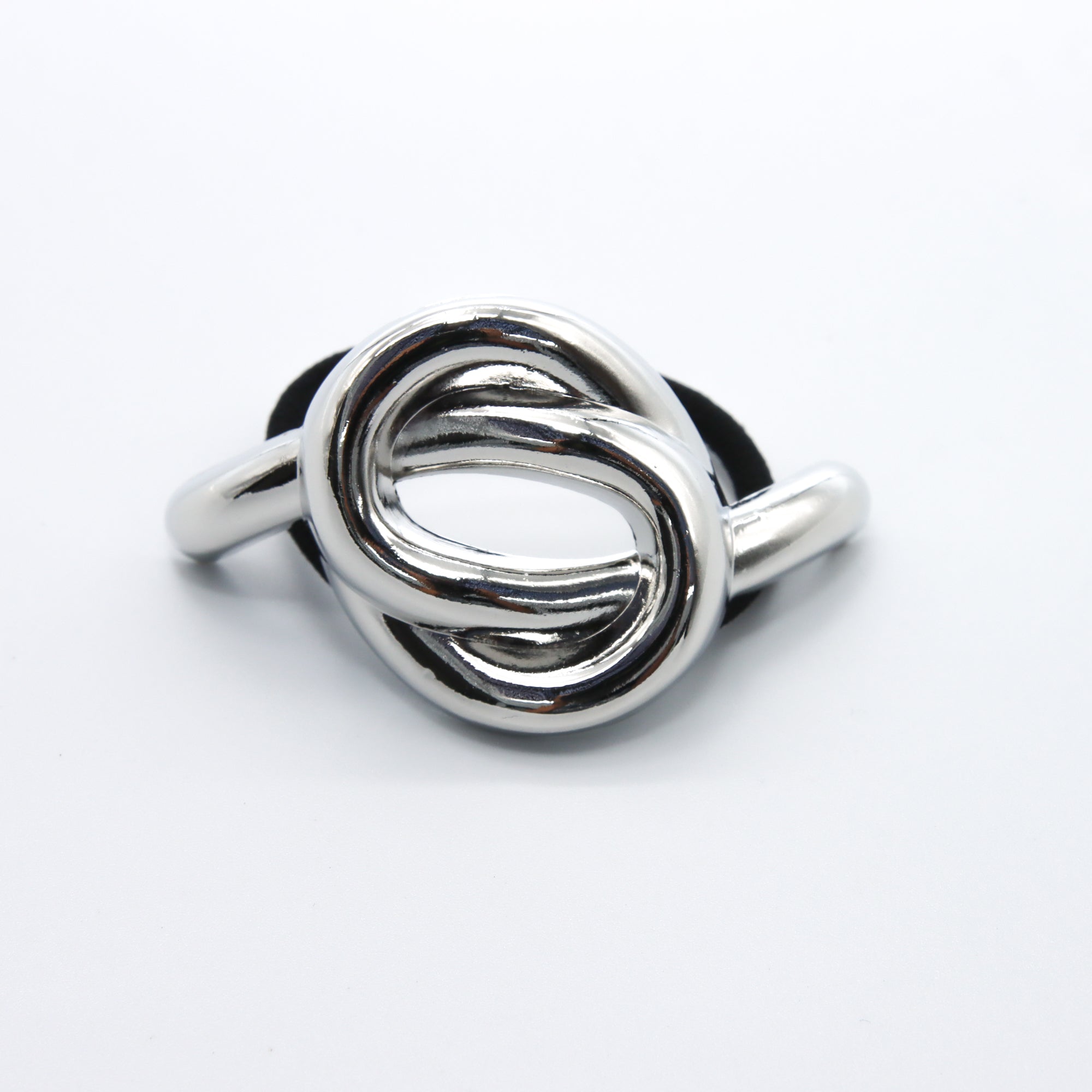 Hair Cuff Silver Knot