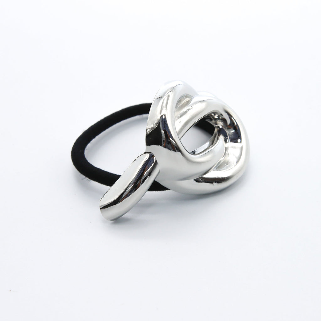 Hair Cuff Silver Knot