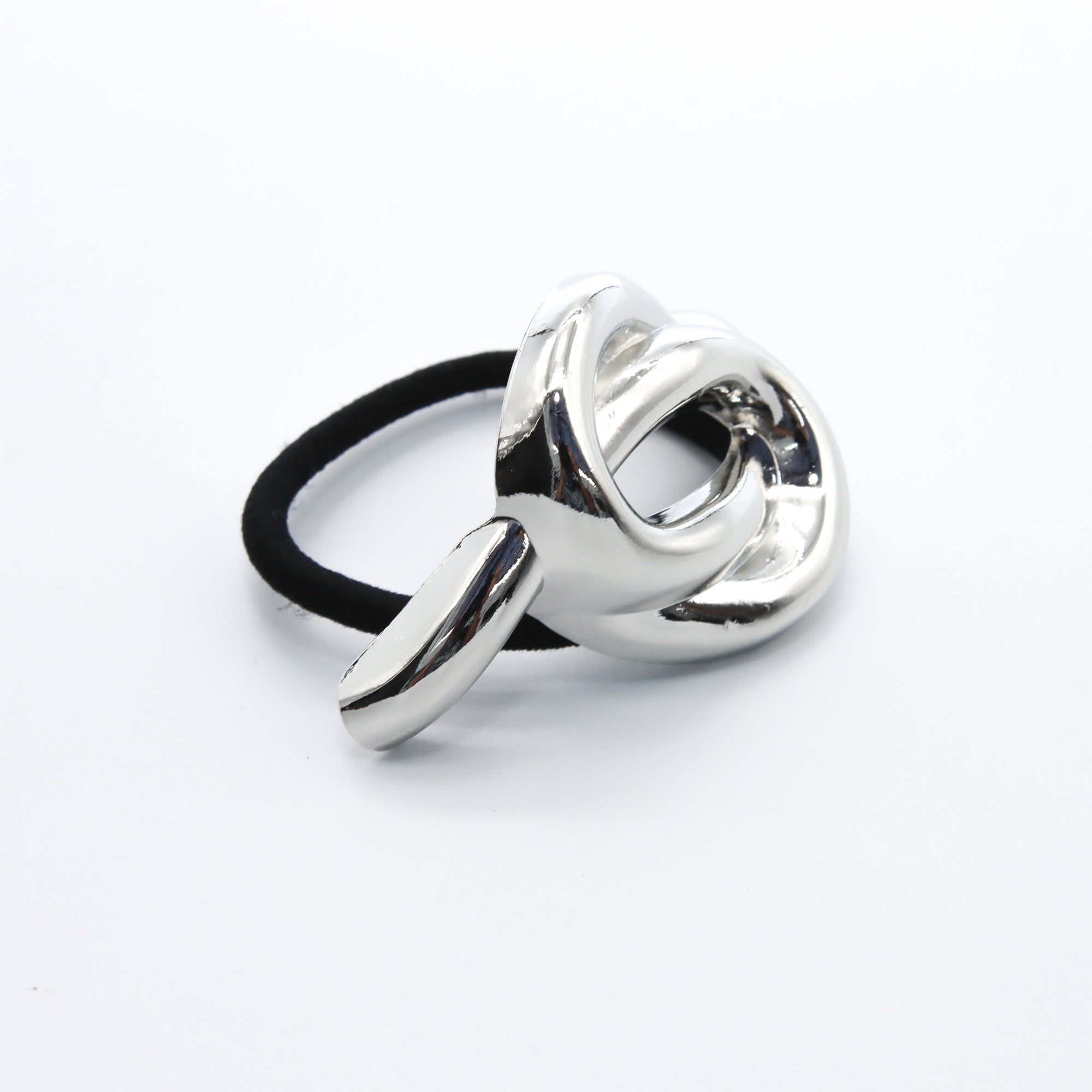 Hair Cuff Silver Knot