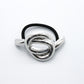 Hair Cuff Silver Knot