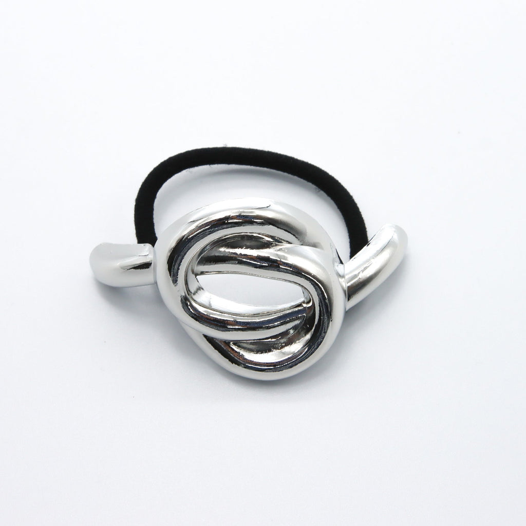 Hair Cuff Silver Knot