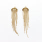 Aretes cascada dorados