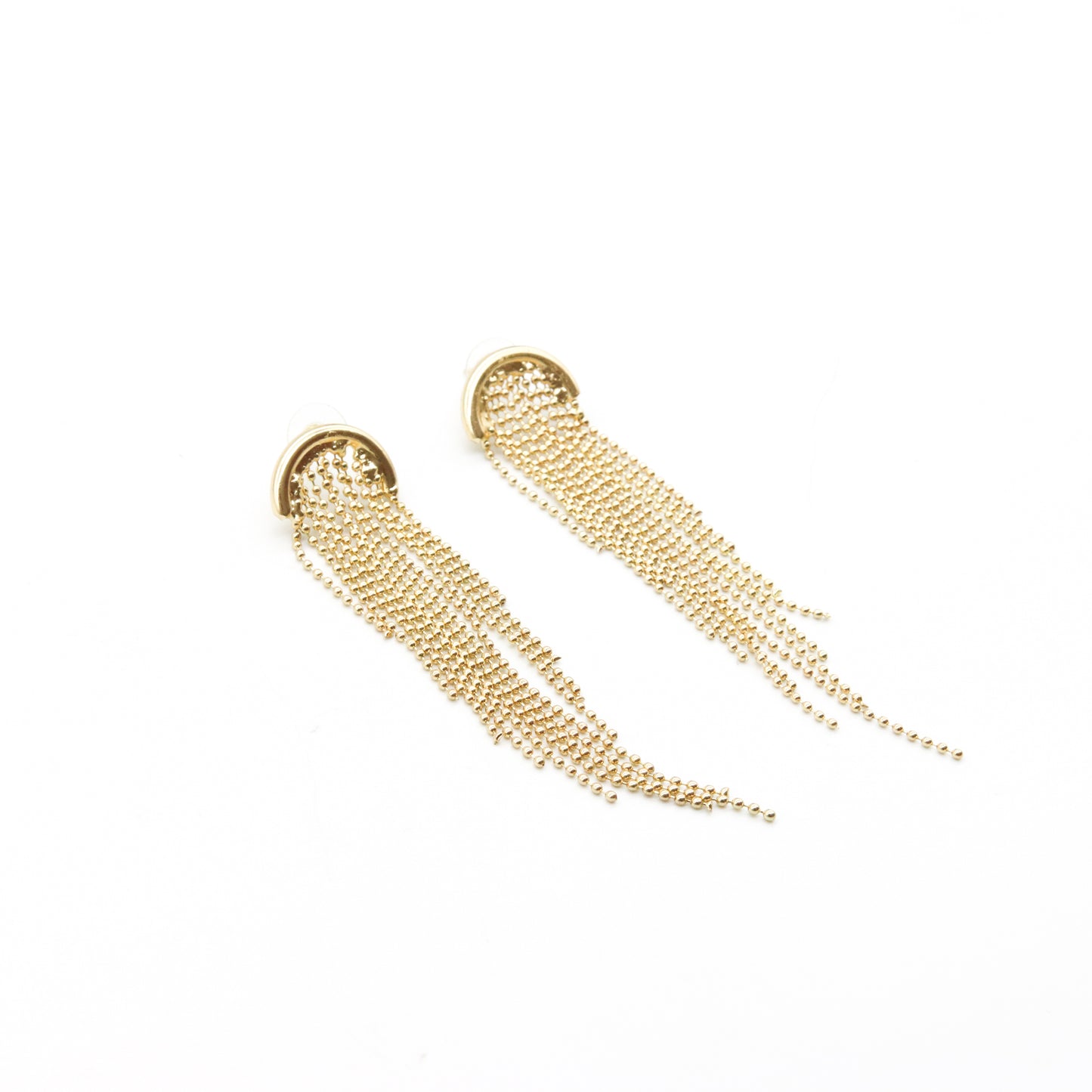 Aretes cascada dorados