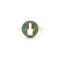 Anillo Dorado Mano de Hamsa