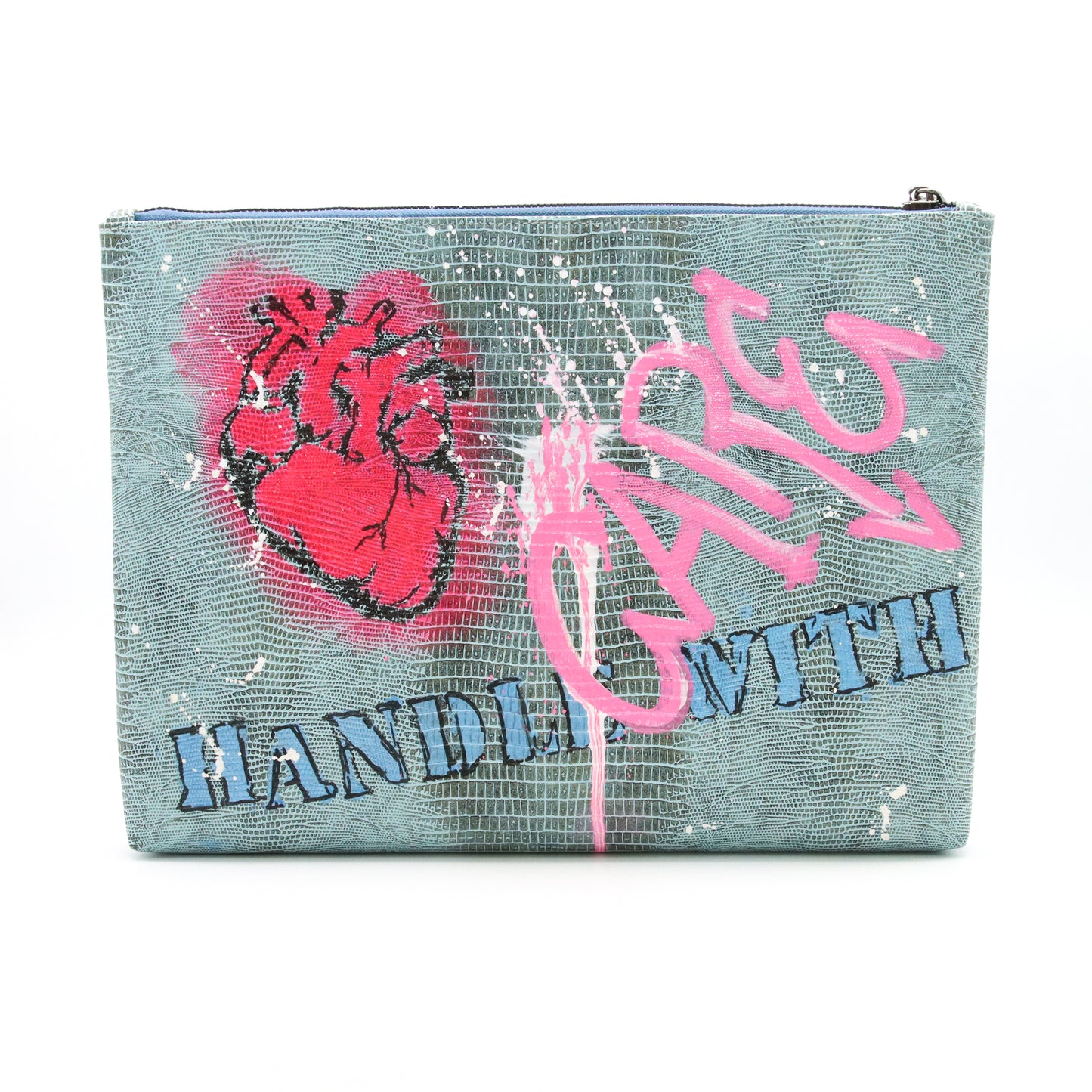 Bolsa Artistica tipo sobre Grande "HANDLE WITH CARE"