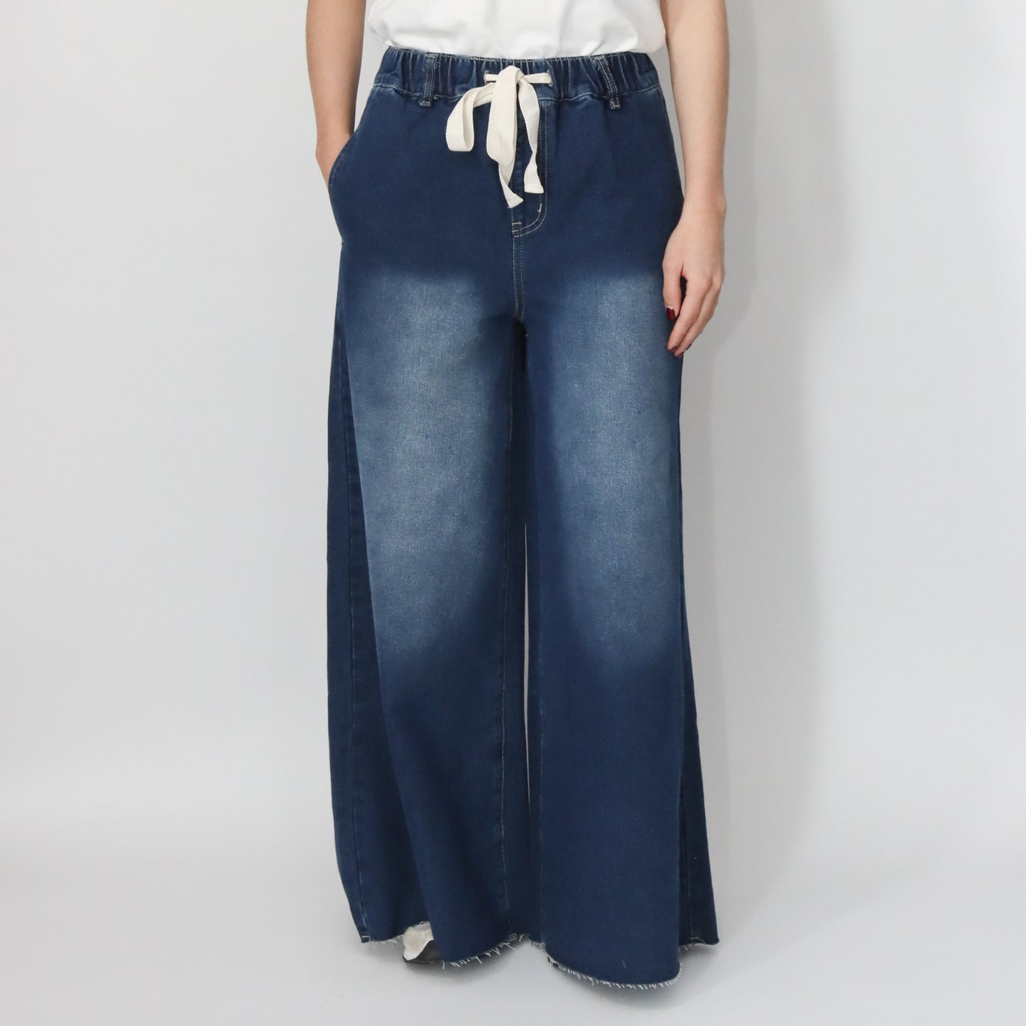 Jeans Relajados Cintura Alta