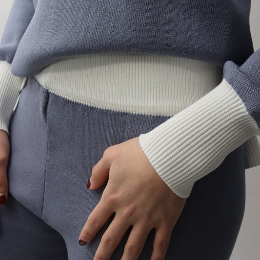 Conjunto dos piezas Cuello en V